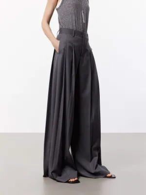 Wide Leg Pleated Pants