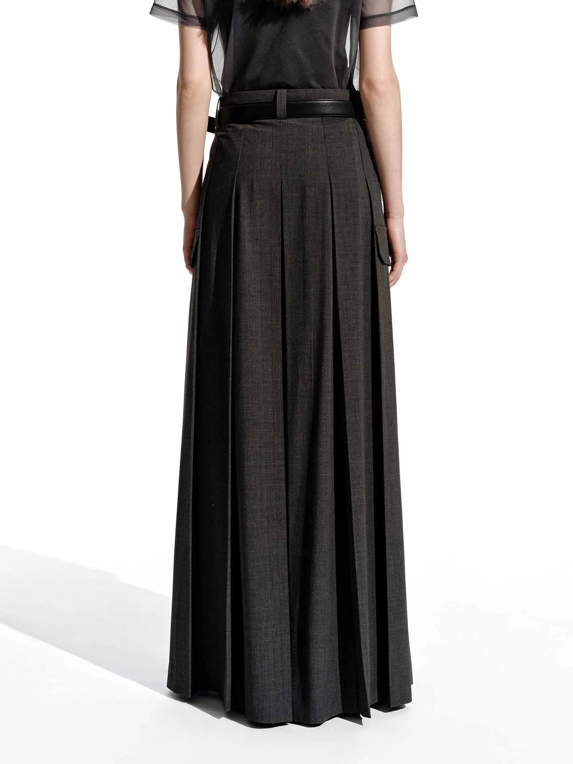 Wide Leg Pleated Pants