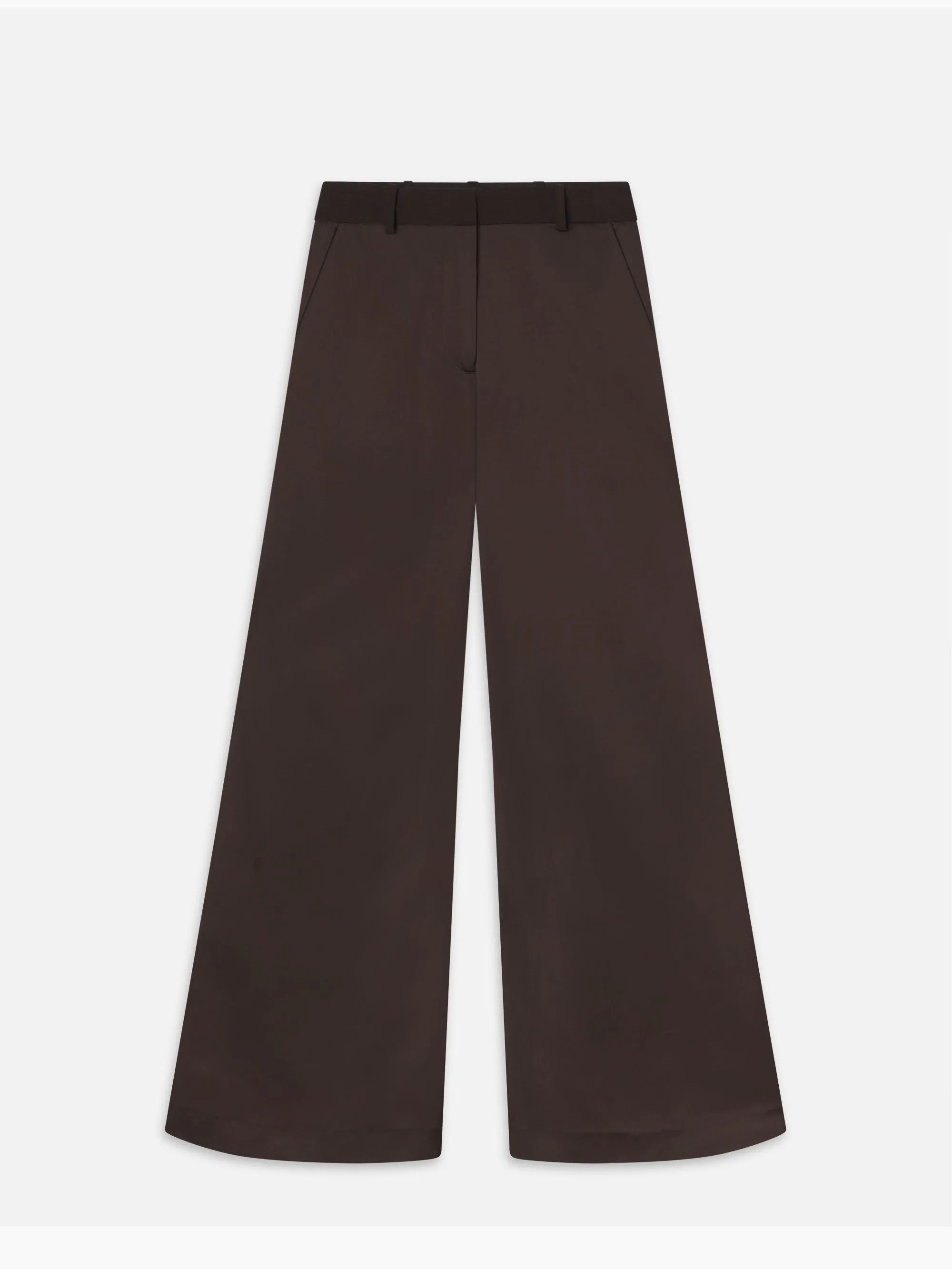 Wide Leg Trouser -- Espresso