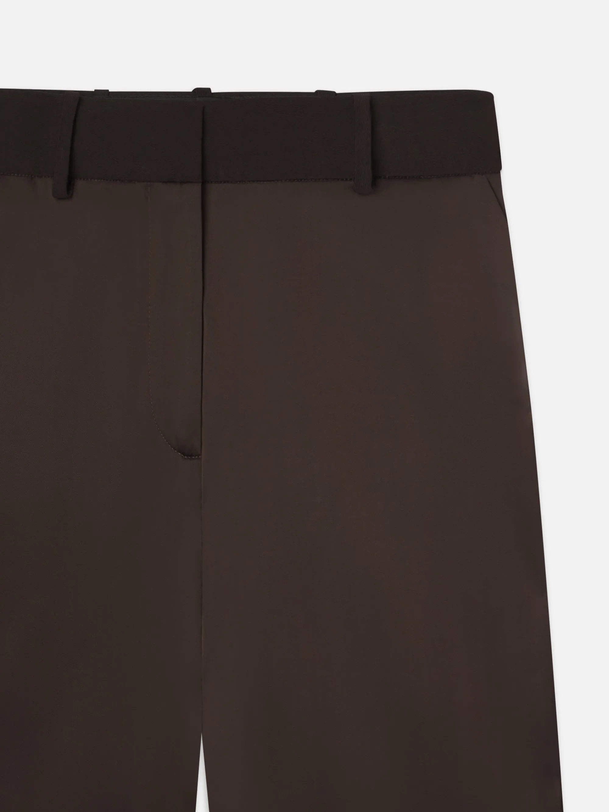 Wide Leg Trouser -- Espresso
