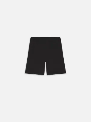 Wool Relaxed Shorts -- Black