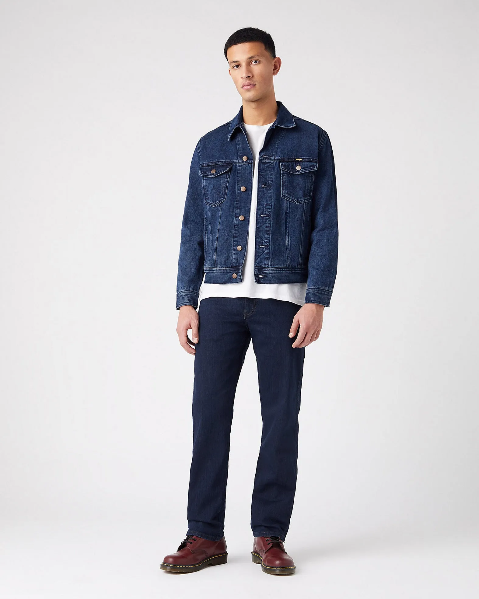Wrangler Authentic Western Denim Jacket - Coalblue Stone