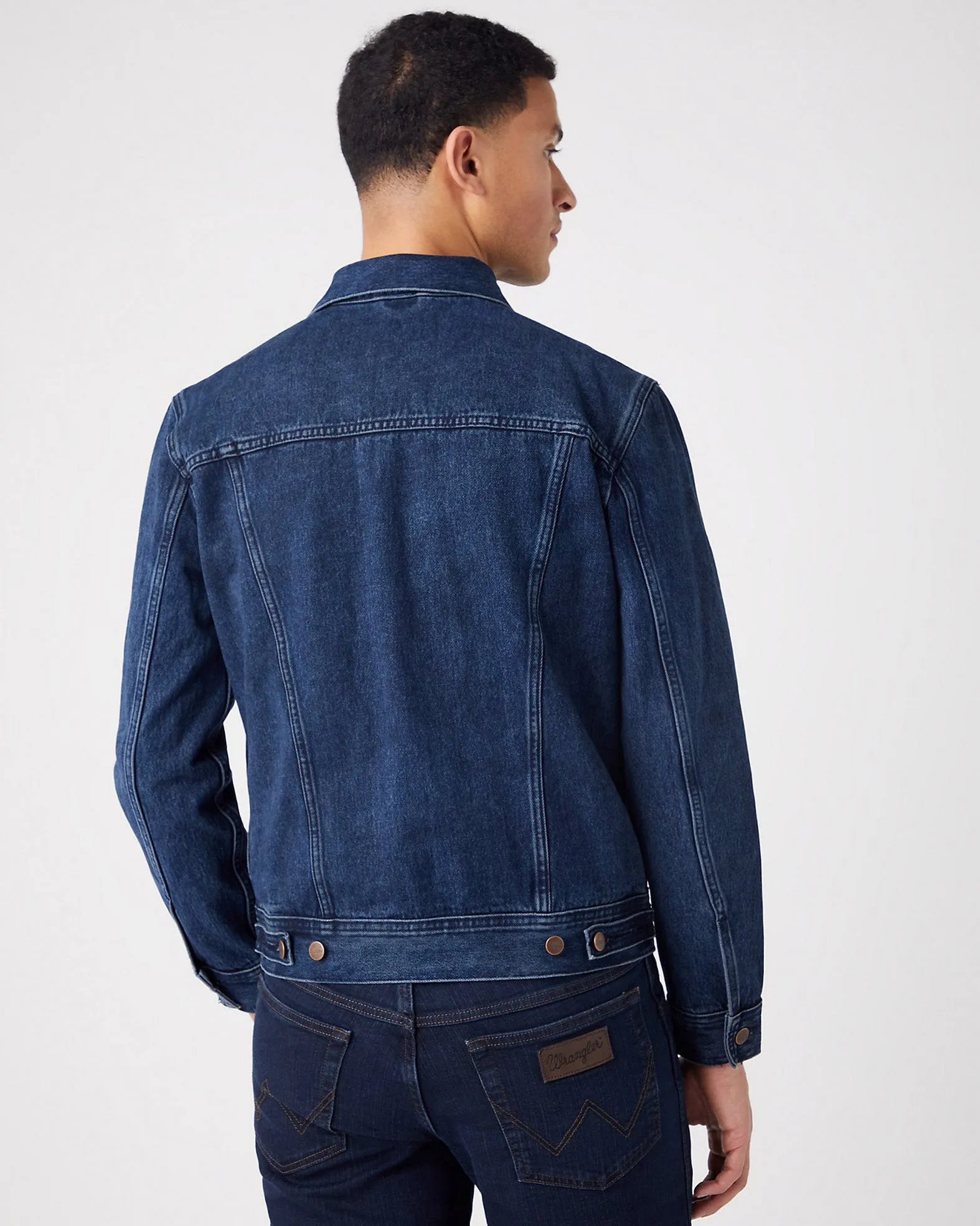 Wrangler Authentic Western Denim Jacket - Coalblue Stone