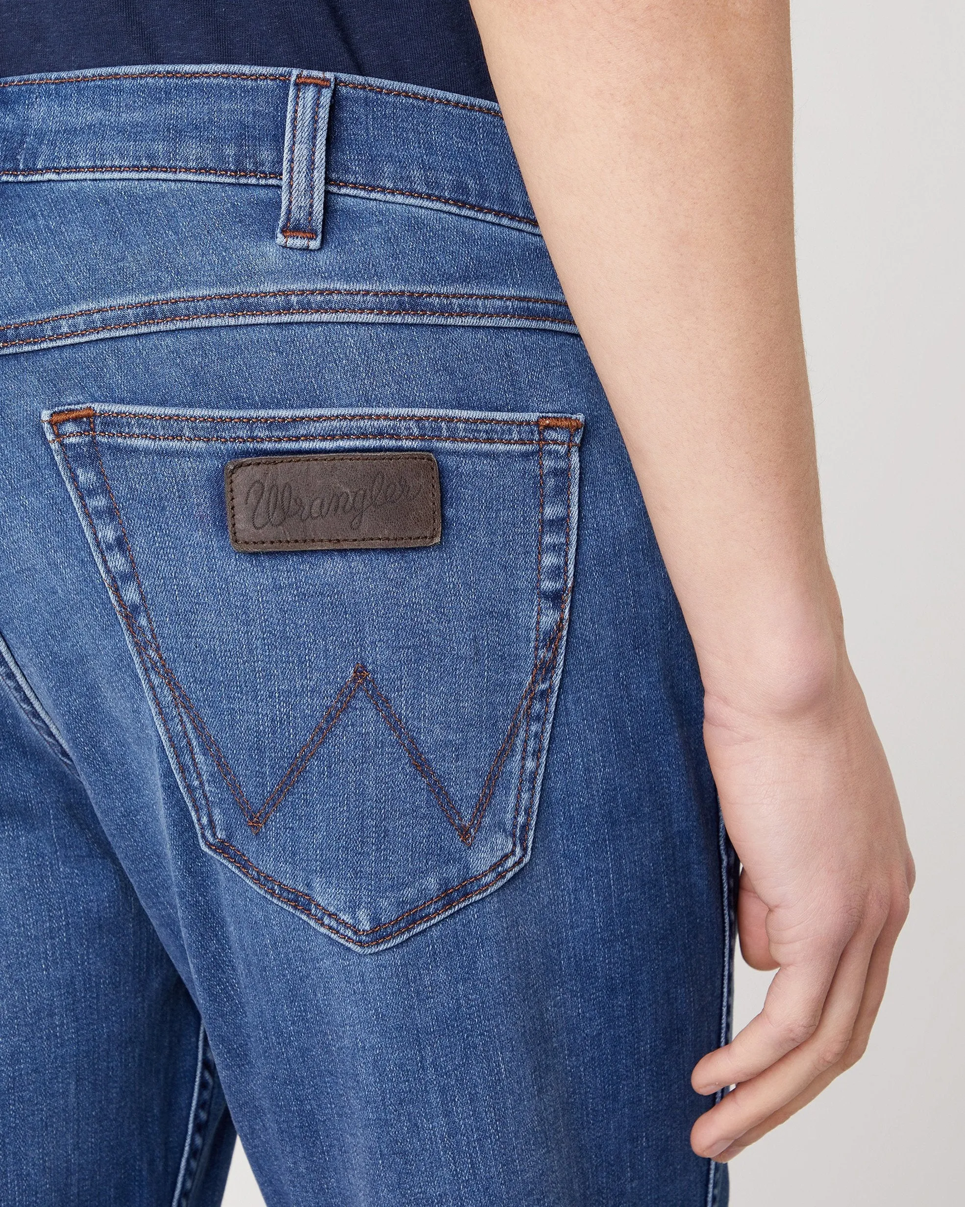Wrangler Greensboro Regular Fit Mens Jeans - Bright Stroke
