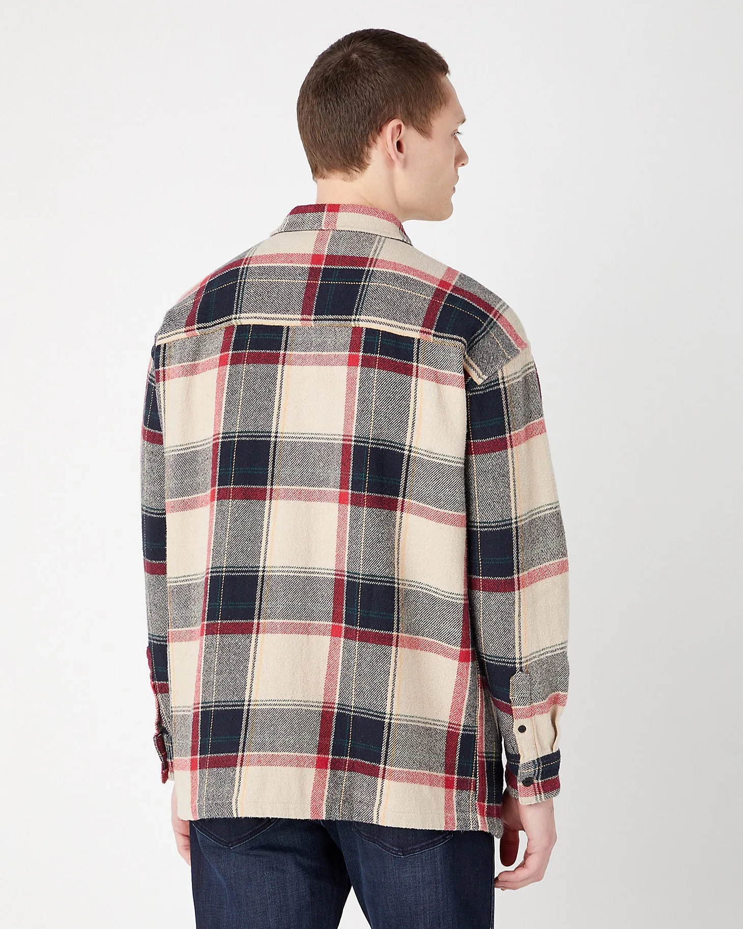 Wrangler Heavy Neppy Twill Overshirt - Black