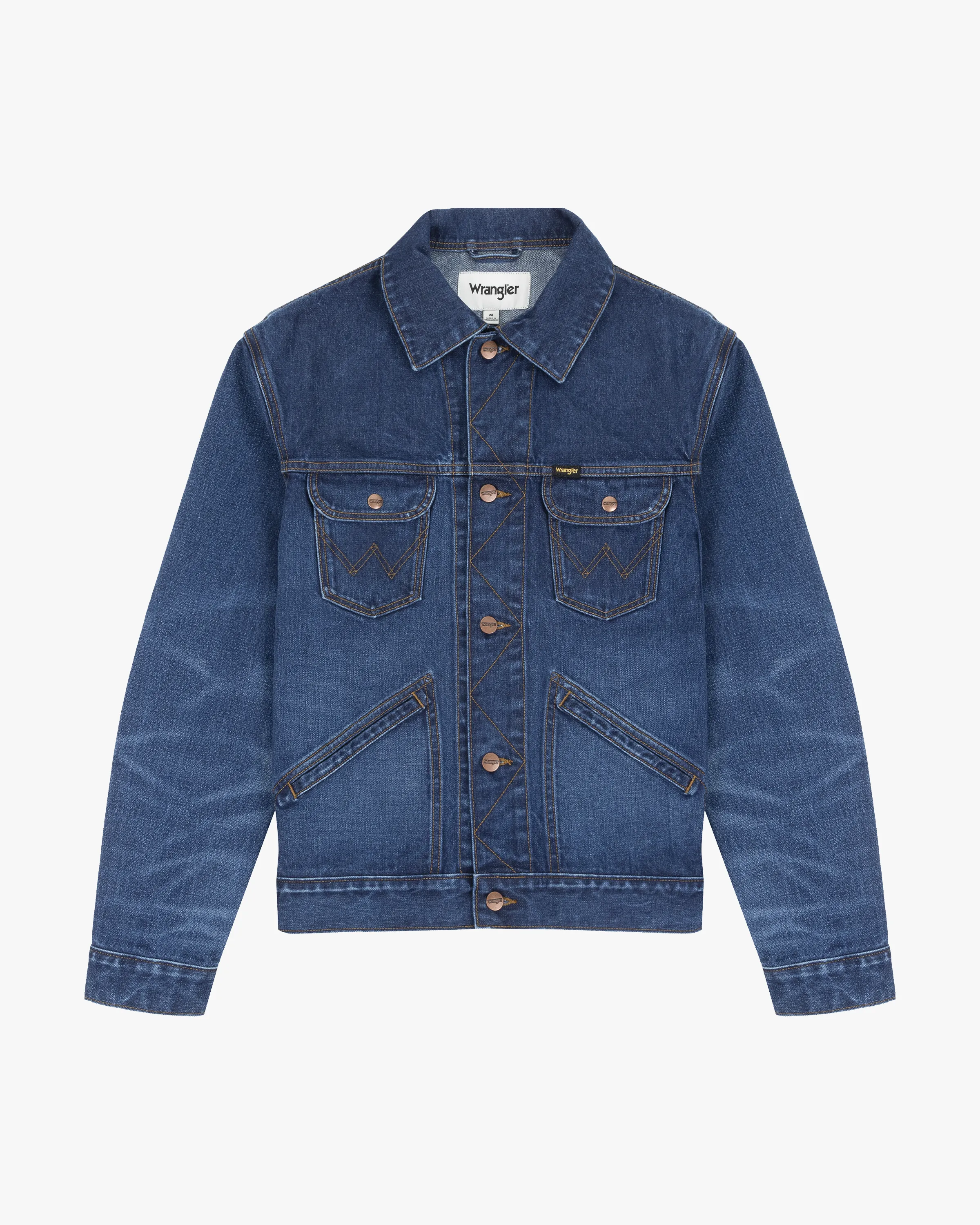 Wrangler Icons 124MJ Western Denim Jacket - Far Away