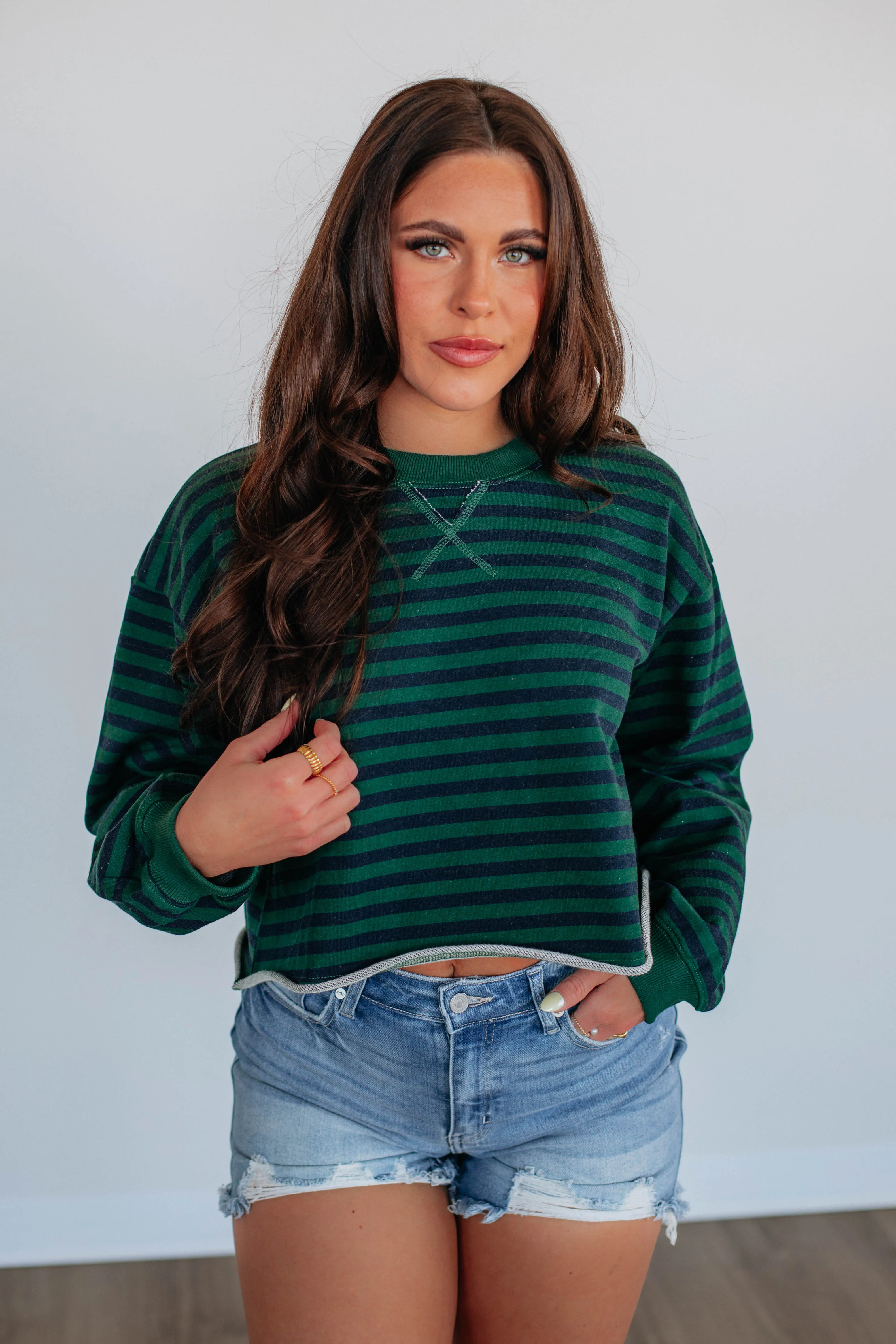 Wrenlee Striped Top