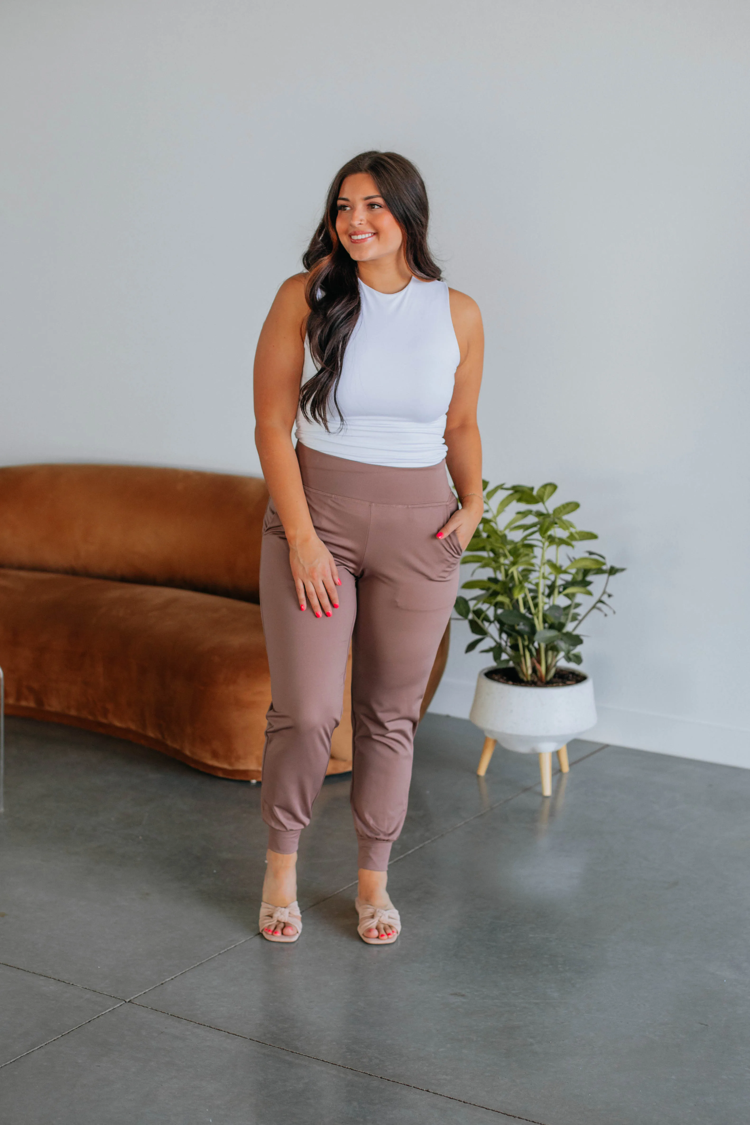 Xander Active Joggers - Mocha