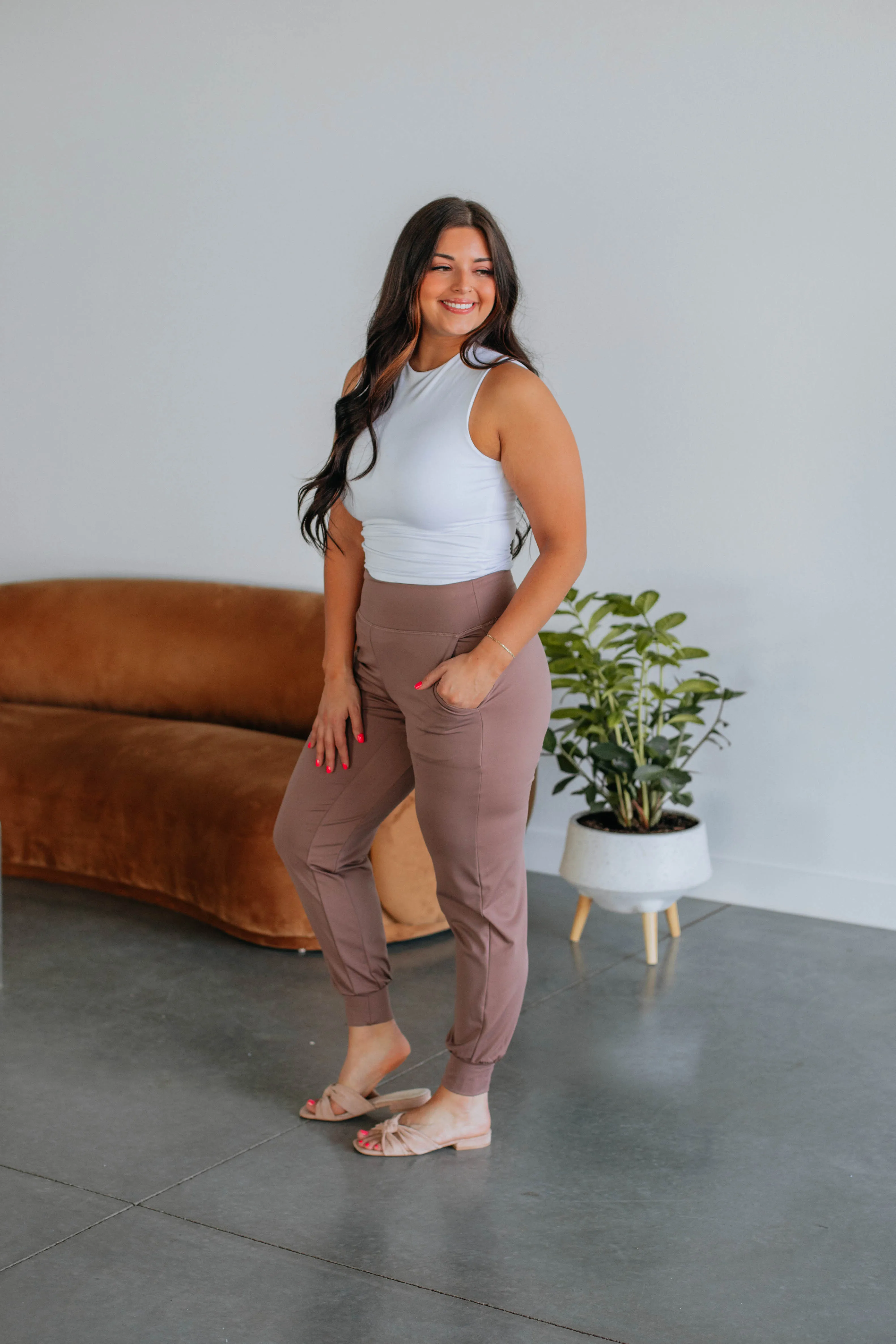 Xander Active Joggers - Mocha