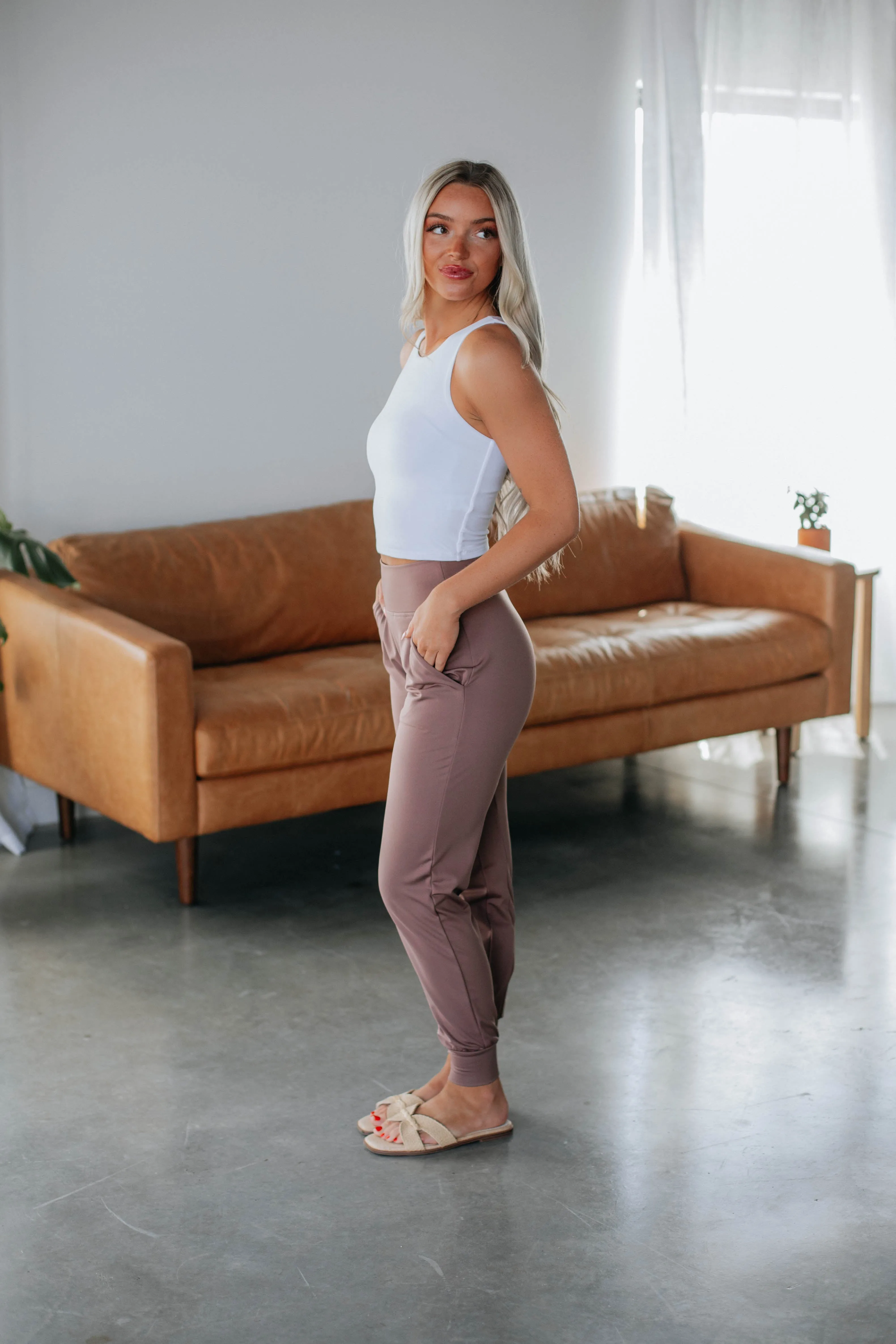 Xander Active Joggers - Mocha