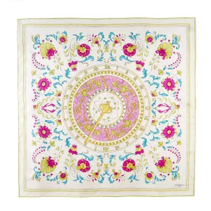YELLOW SILK SCARF 90