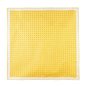 YELLOW SILK SCARF 90