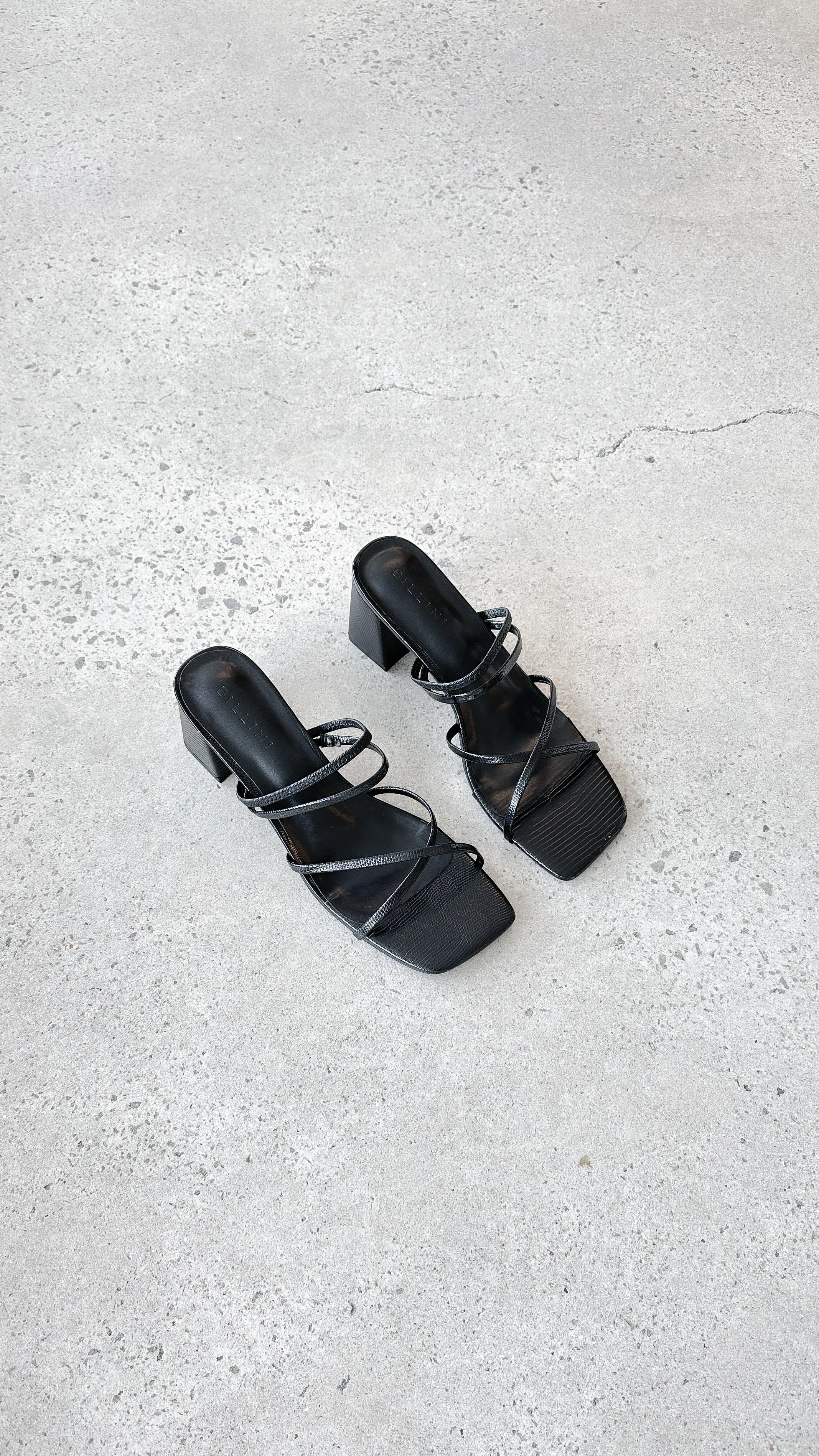 Yesha Heel - Black Scale