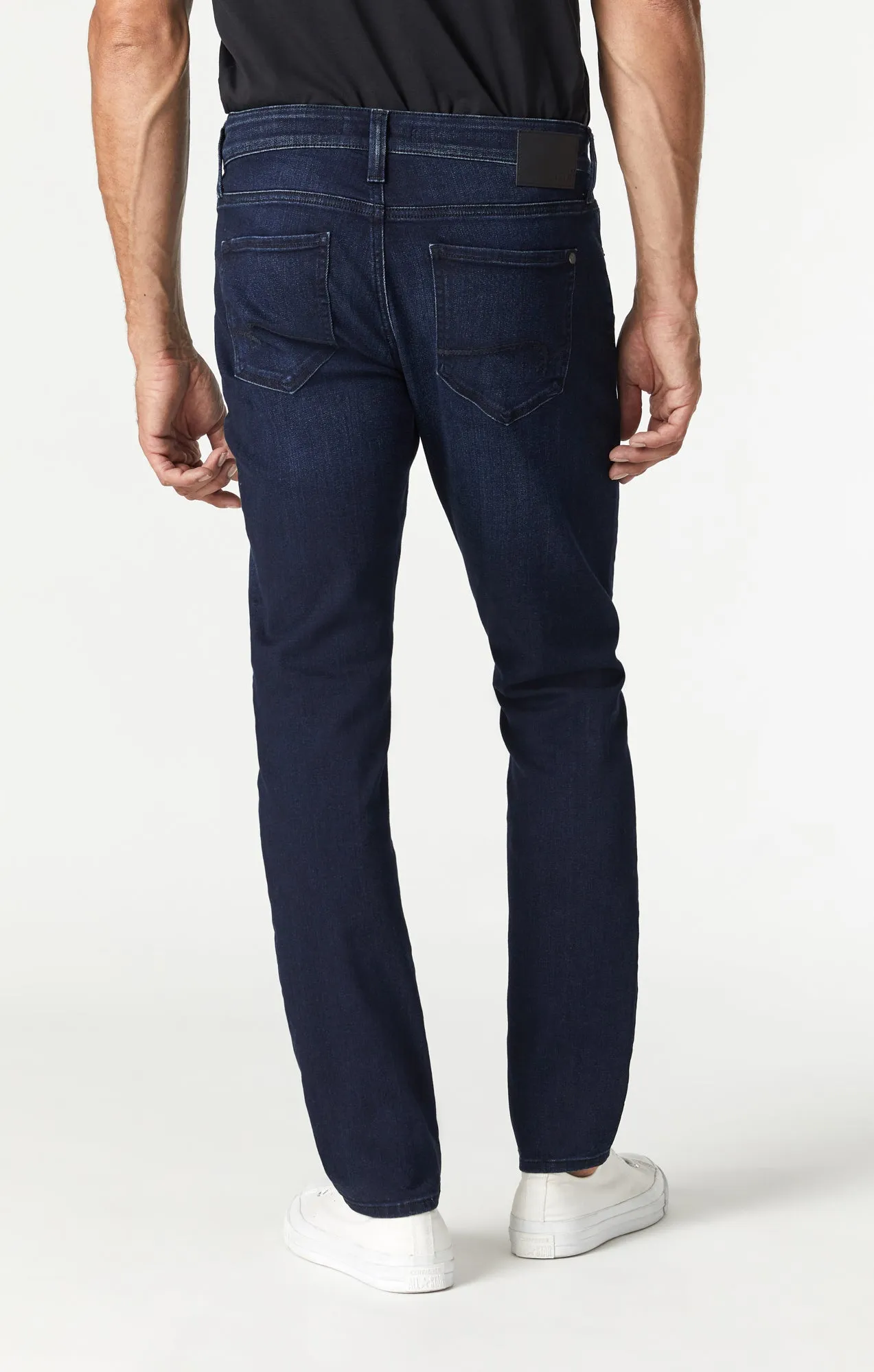 ZACH STRAIGHT LEG IN DEEP BLUE BLACK TONAL WILLIAMSBURG