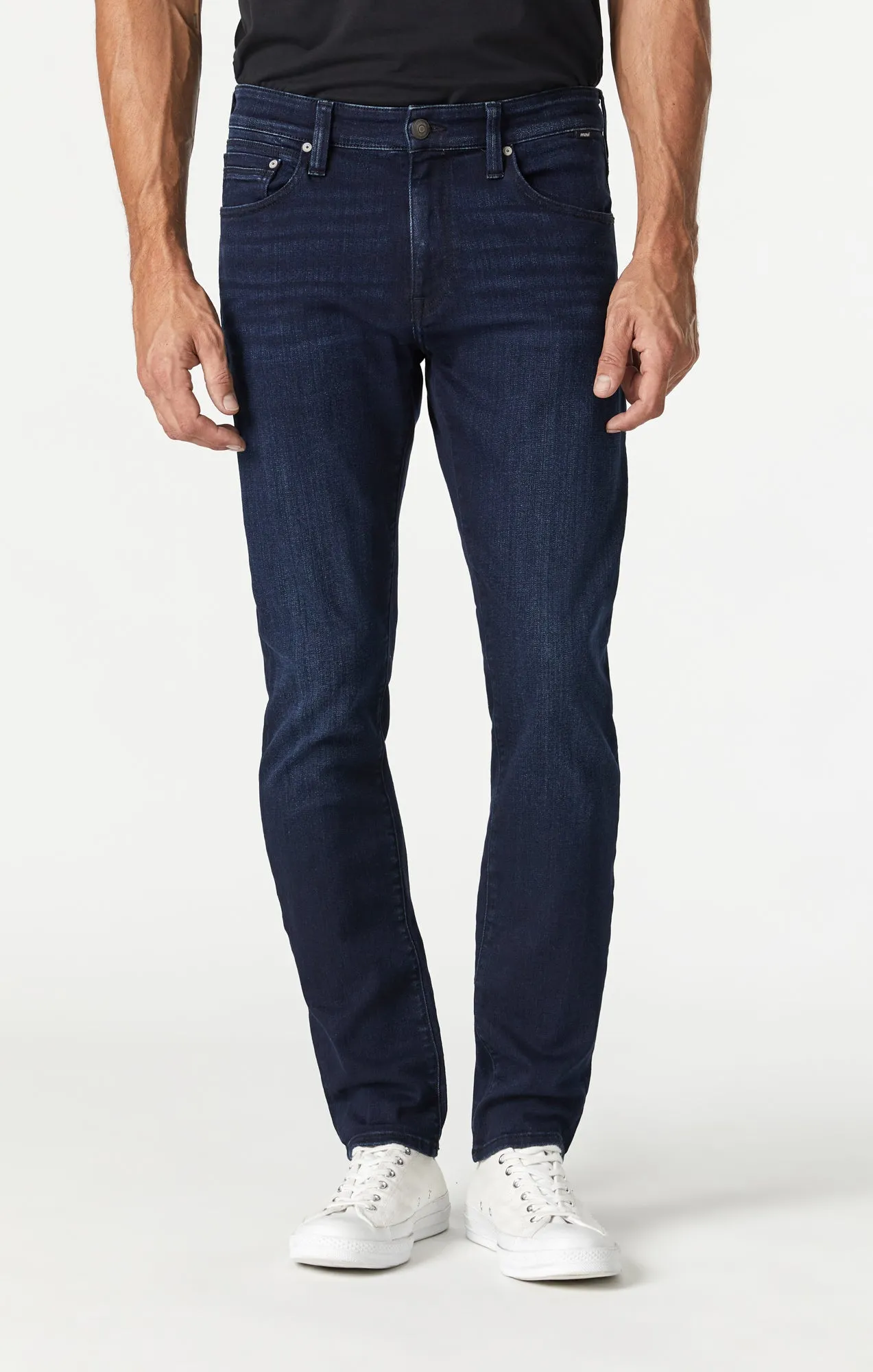 ZACH STRAIGHT LEG IN DEEP BLUE BLACK TONAL WILLIAMSBURG