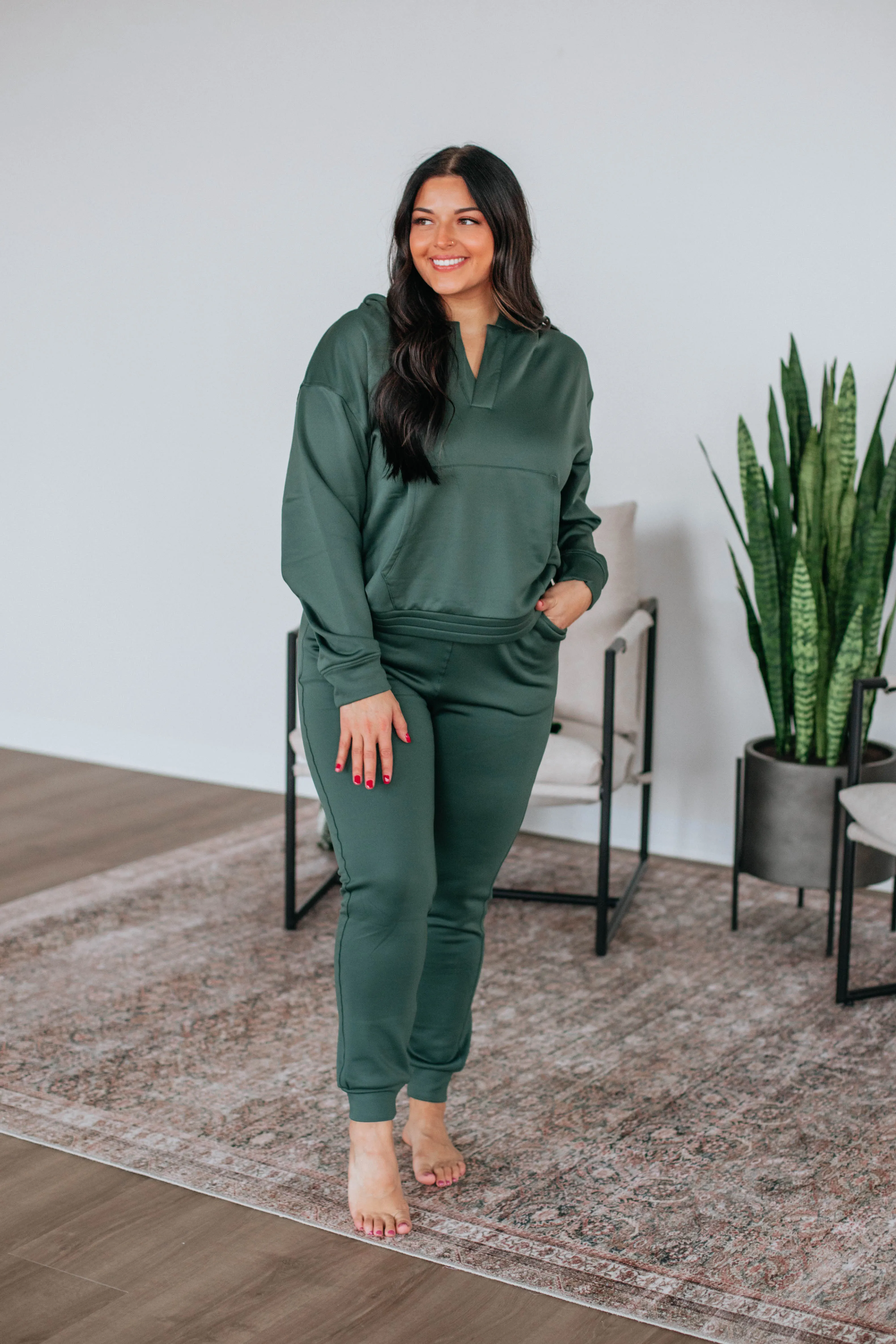 Zealand Lounge Joggers - Forest