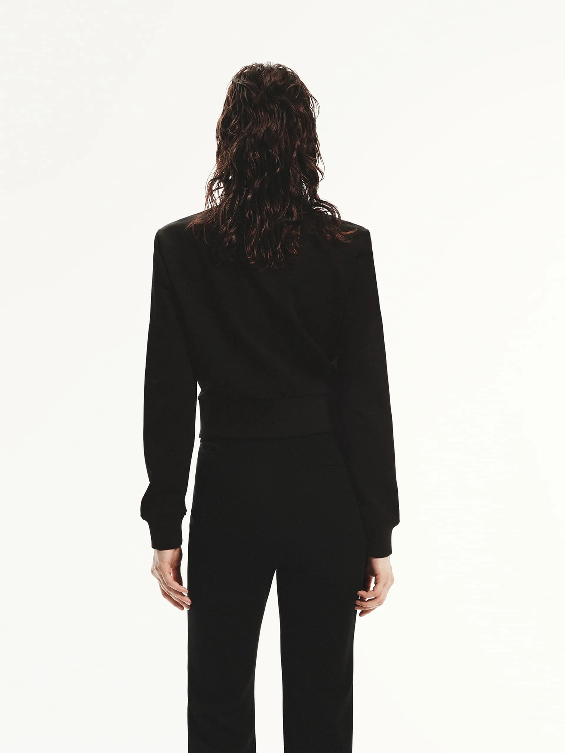 Zip Closure Fitted Jacket