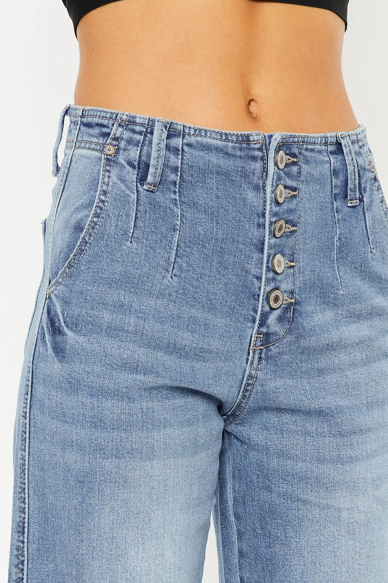 Zoelle Ultra High Rise Wide Leg Jeans