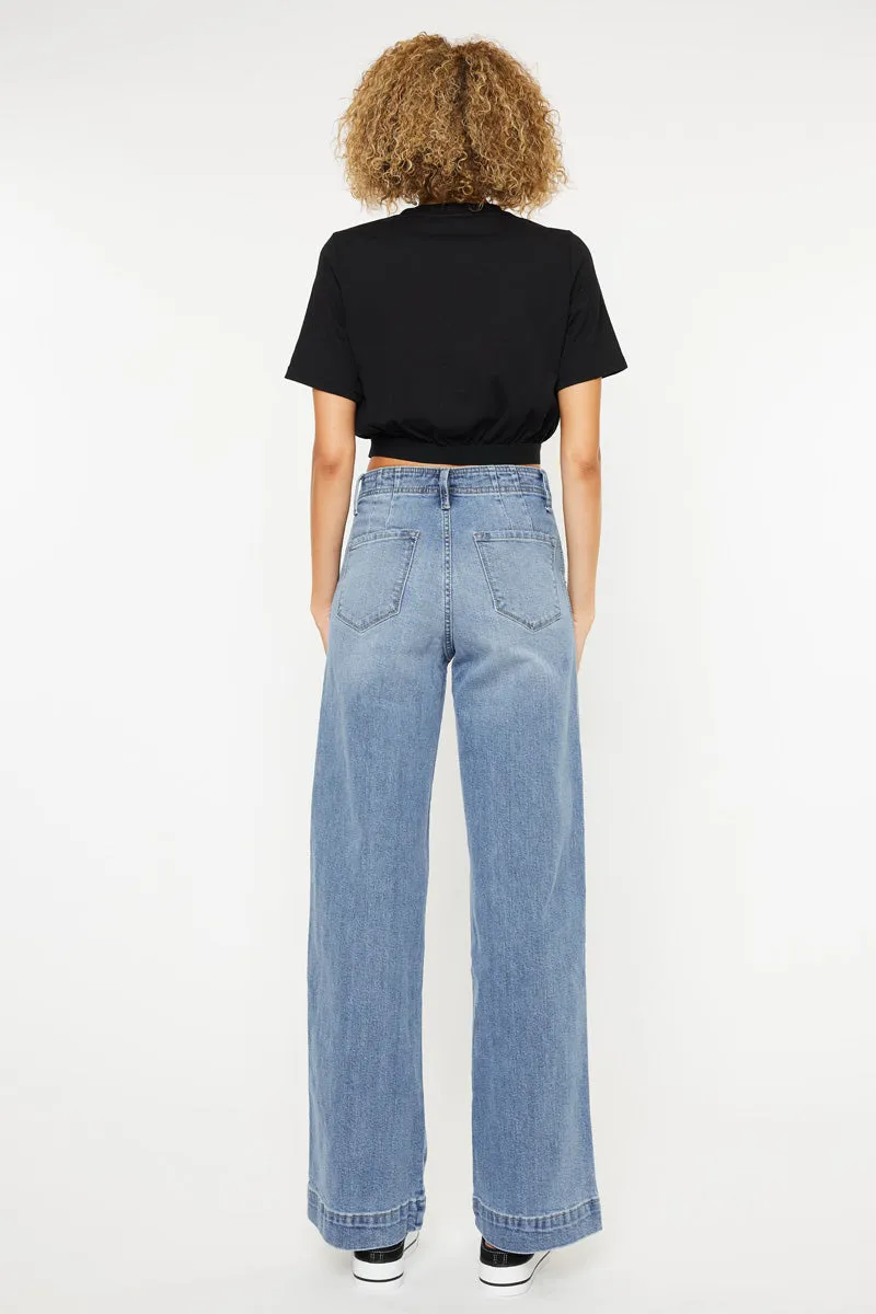 Zoelle Ultra High Rise Wide Leg Jeans